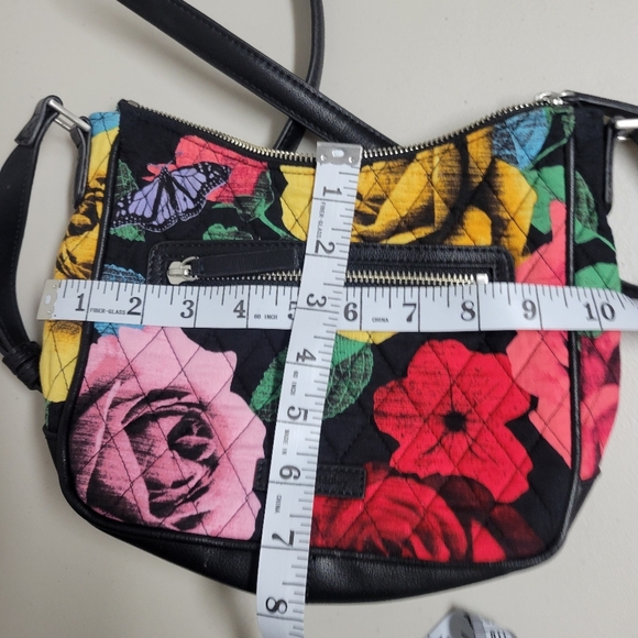 Vera Bradley Mini Vivian Crossbody  Havana Rose Shoulder Bag. - Picture 11 of 12
